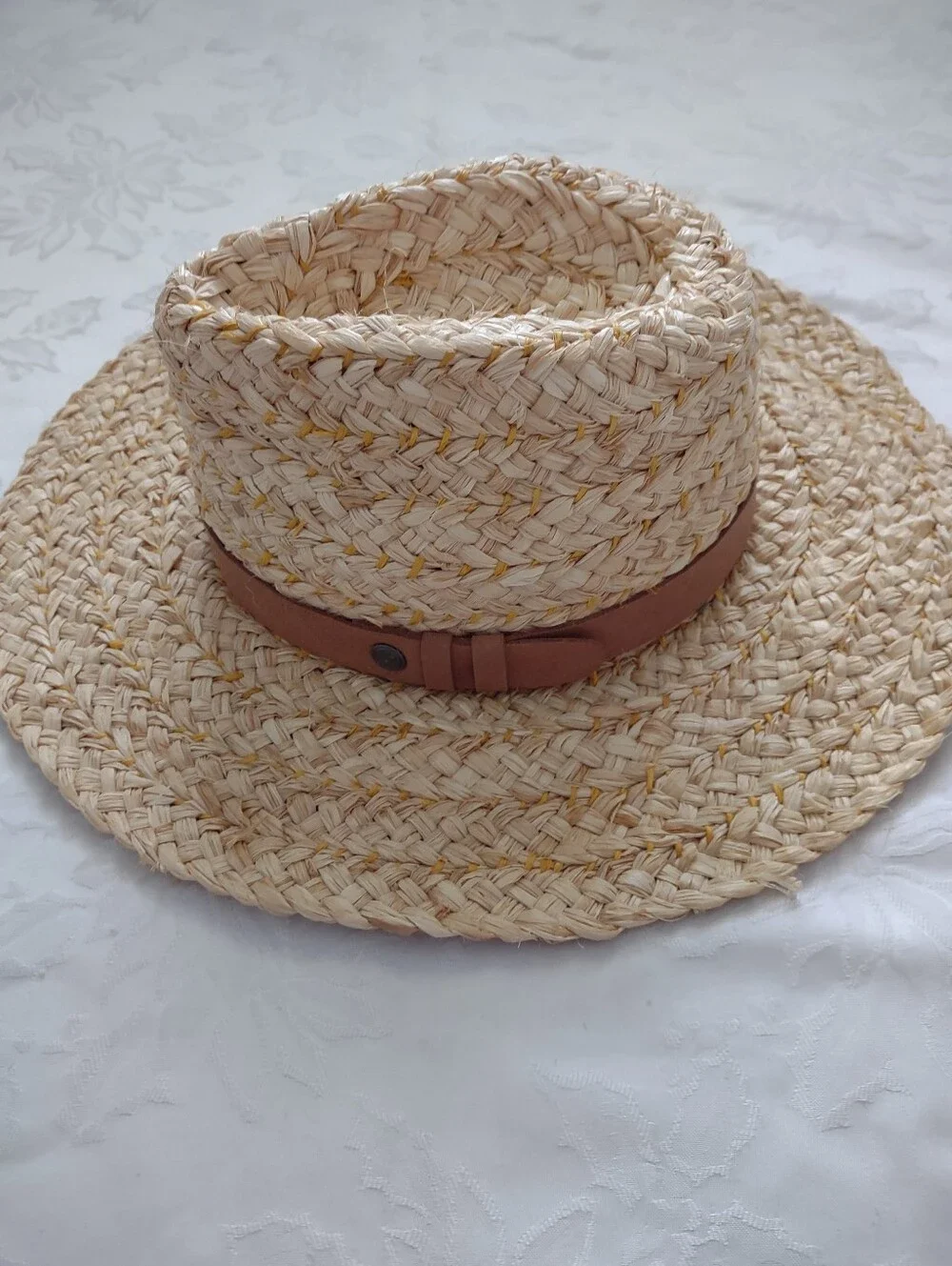 Pistil Braided Raffia Handmade Sun Hat Natural Color